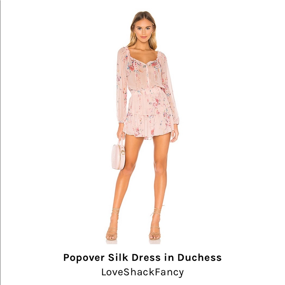Pink floral love shack fancy dress